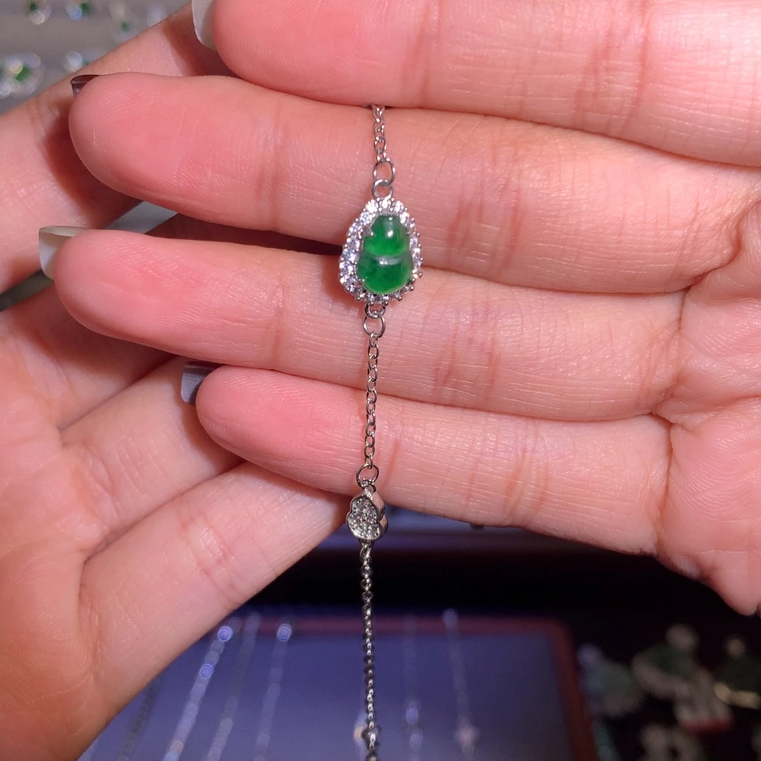 翡翠未镶嵌手链手链