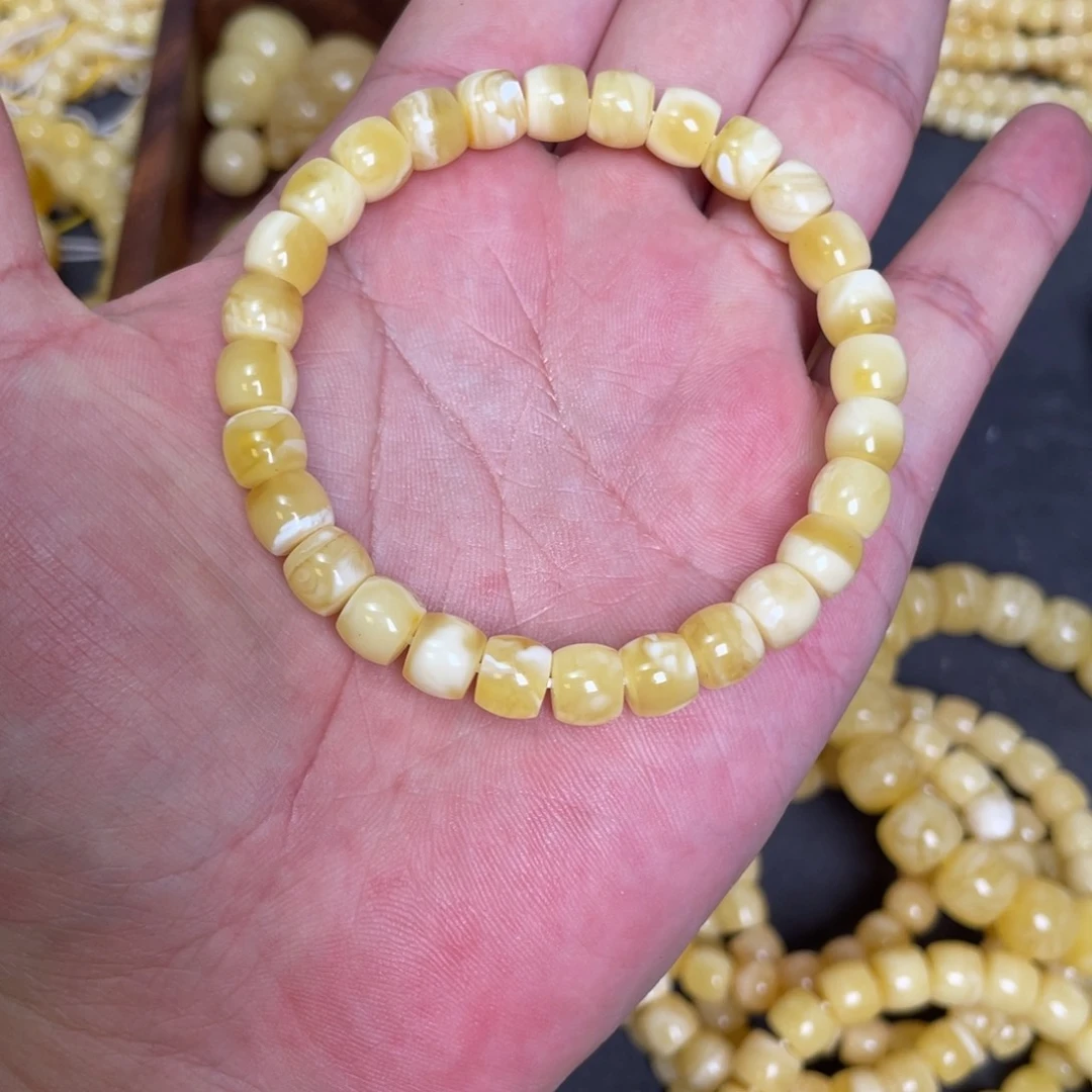未镶嵌蜜蜡裸石蜜蜡手串8mm