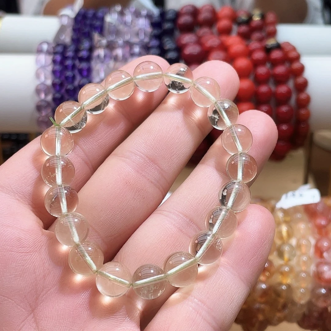 未镶嵌手链烟晶卡9+青柠黄