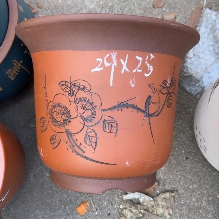 紫砂花盆特价清仓