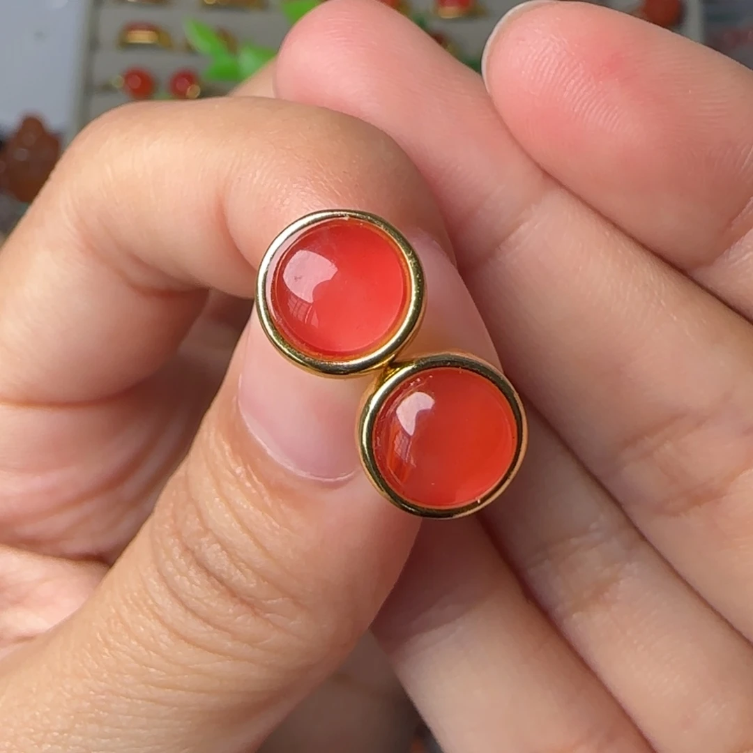 南红玛瑙未镶嵌颈饰