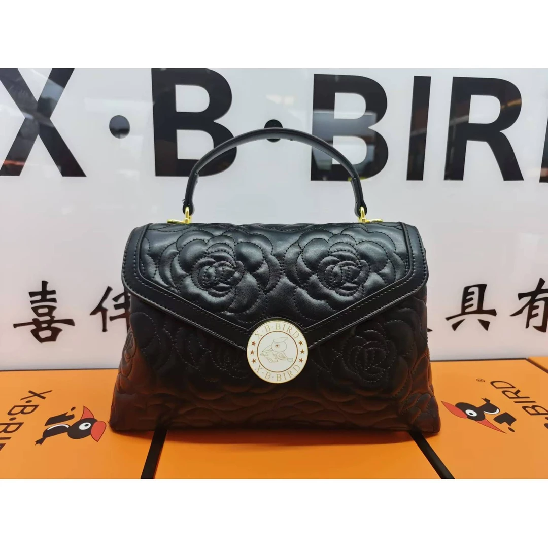 香港喜伴鸟啄木鸟时尚新款斜挎单肩女包9010