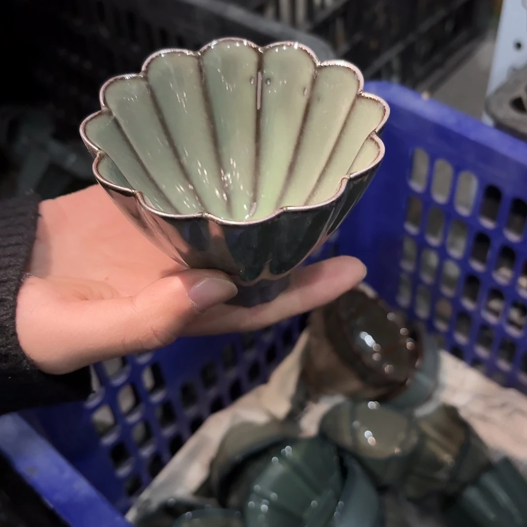 龙泉云间青瓷小米茶器