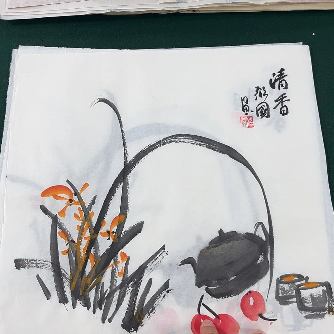 国画宣纸国画纯手绘字画批发