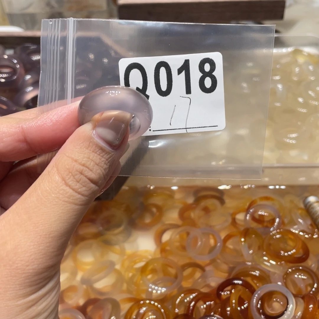 玛瑙/玉髓未镶嵌戒指018