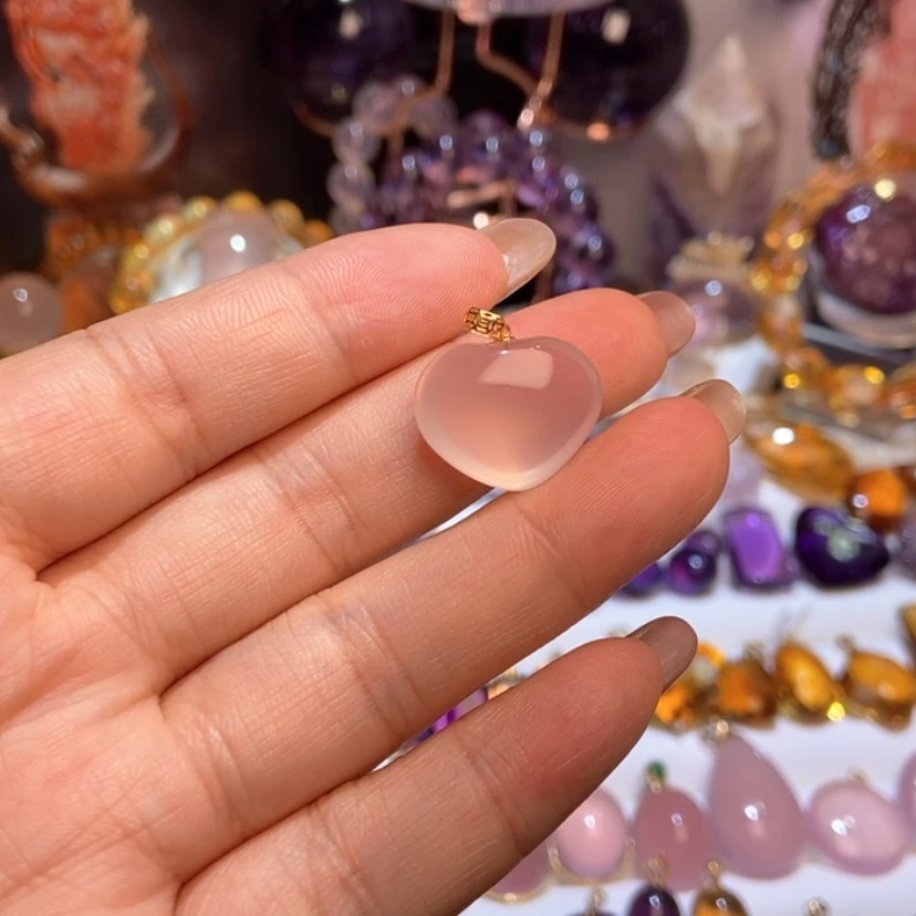 【闪购商品】18K金镶嵌颈饰水晶
