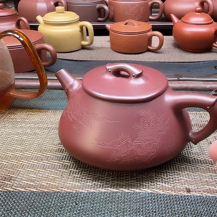 花***李茶壶紫砂原矿紫砂