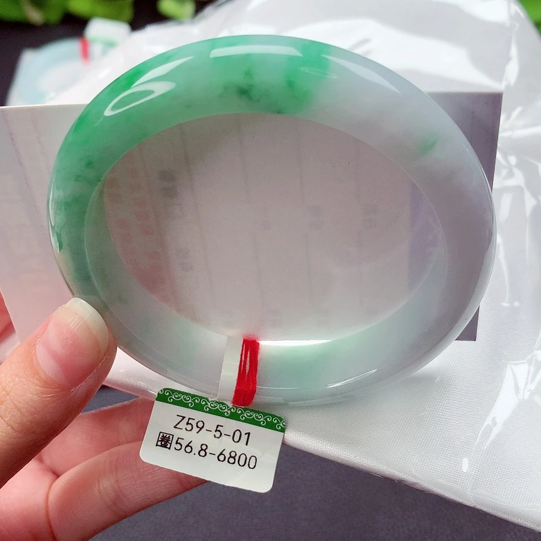 翡翠未镶嵌手镯缅甸天然a货翡翠手镯