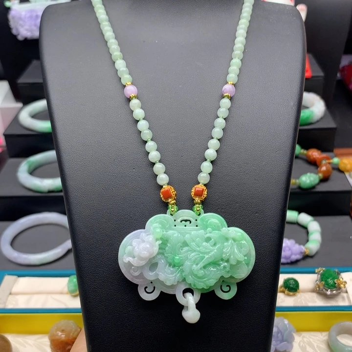 颈饰未镶嵌翡翠翡翠凤凰