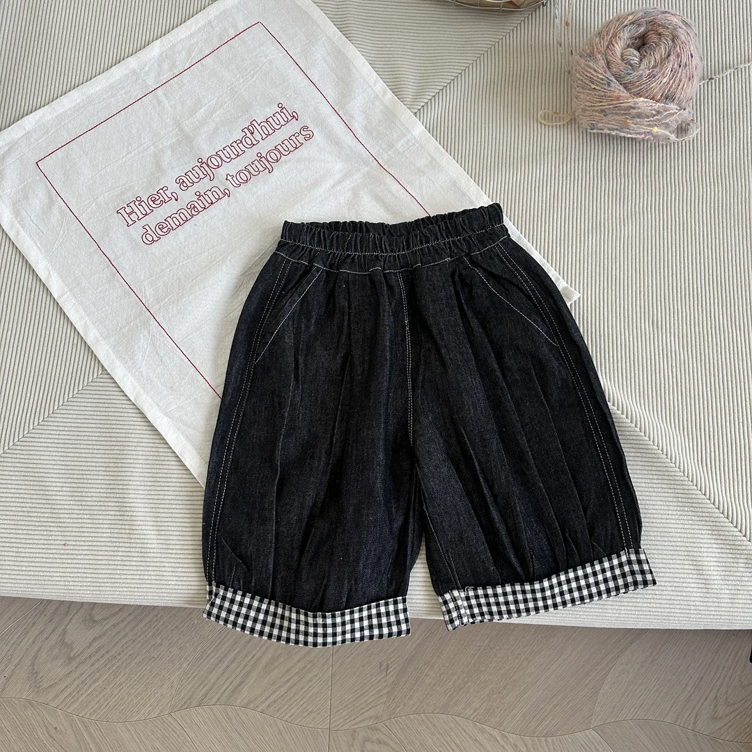 CS069-儿童夏季韩版牛仔短裤男童中小童休闲牛仔中裤宝宝百搭