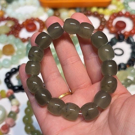 蛇纹石玉未镶嵌手串