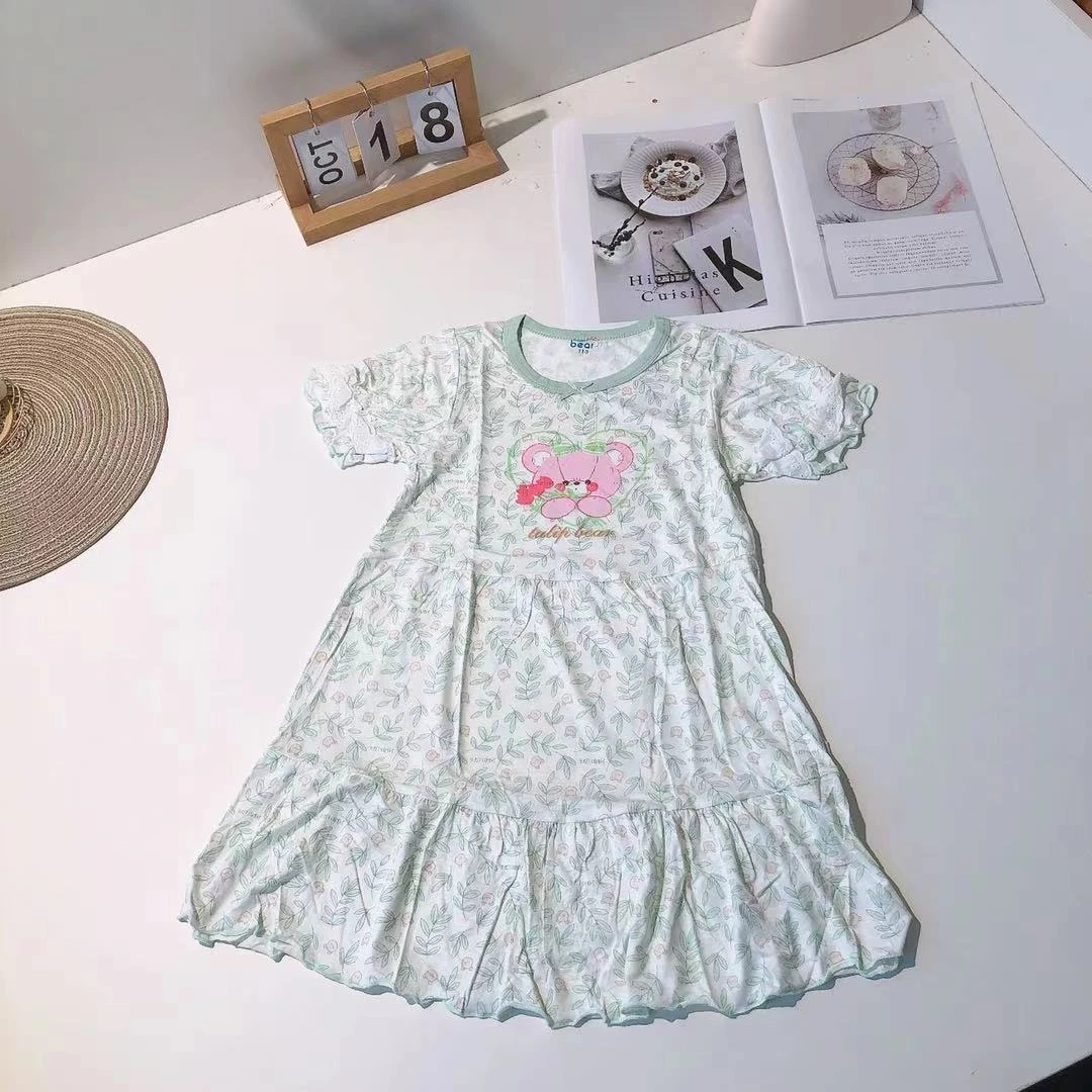 C09儿童冰凉夏季新款连衣睡裙