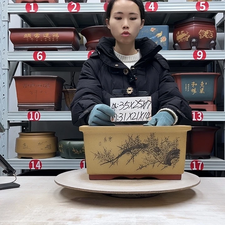 紫砂花盆紫砂花盆