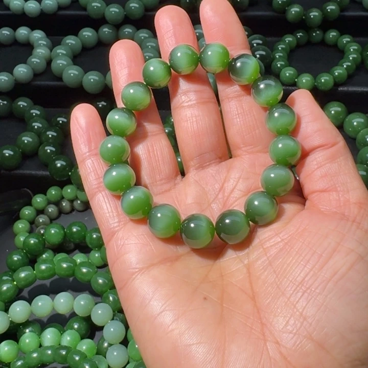 和田玉（碧玉）手串未镶嵌