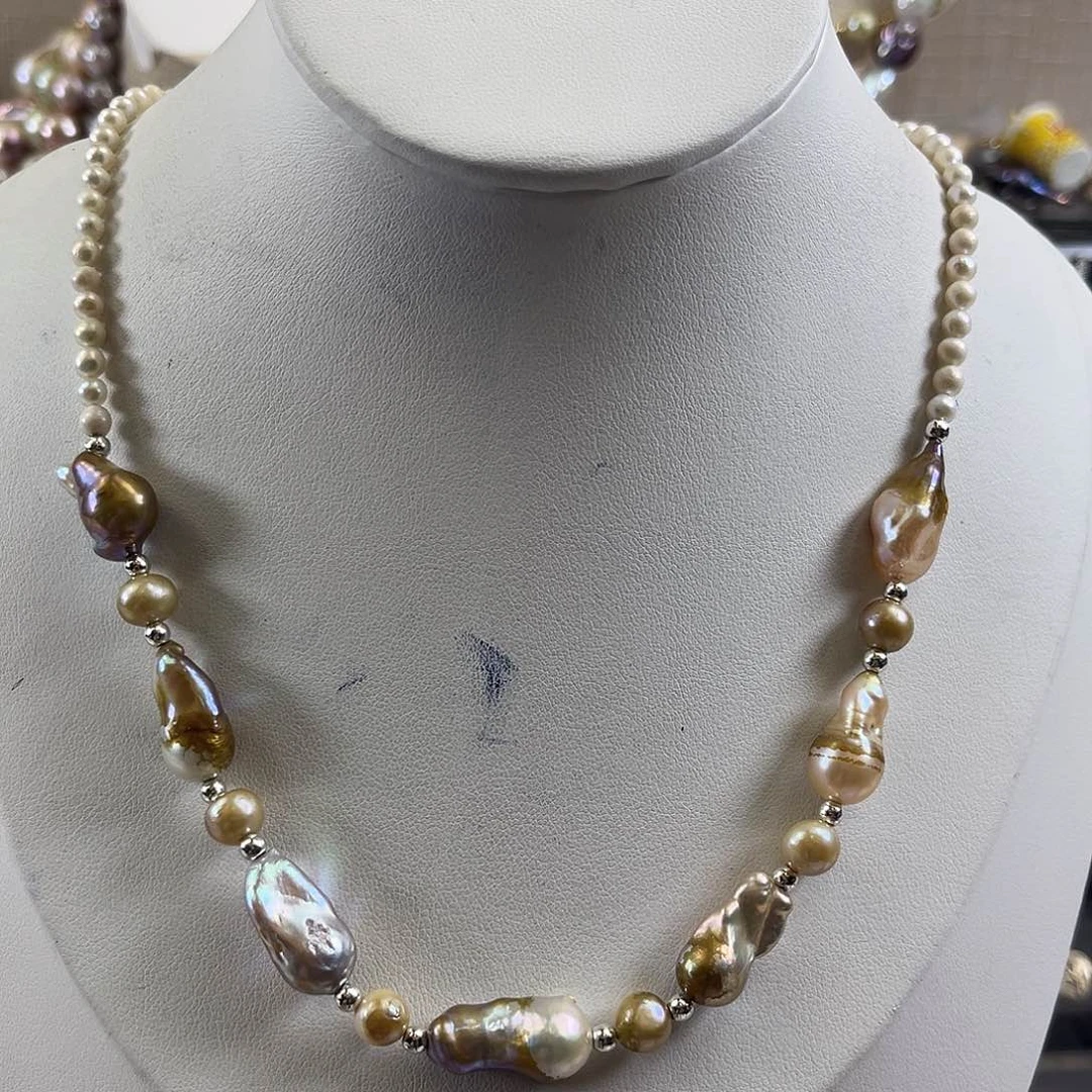 淡水珍珠项链未镶嵌【纯恬】