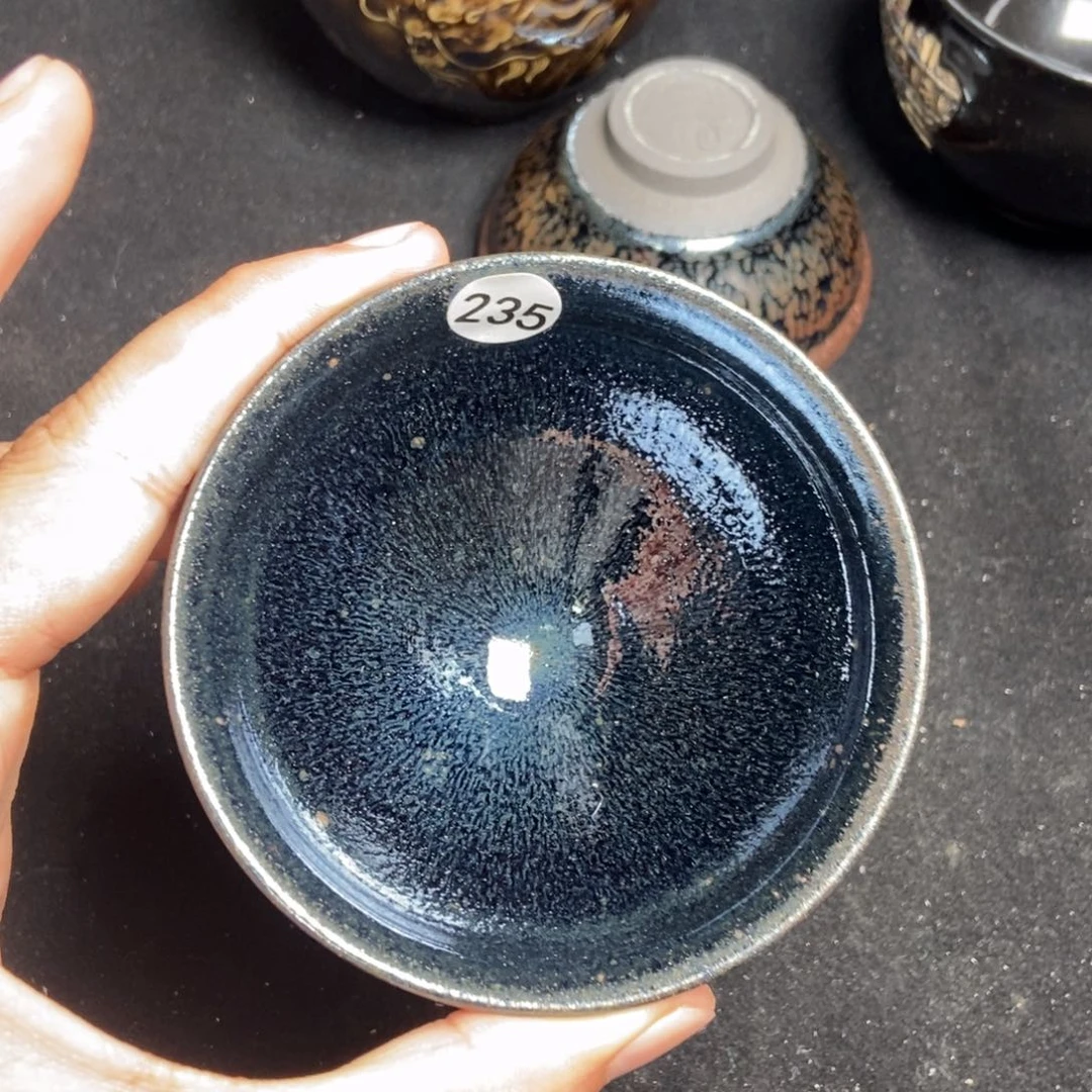 茶盏建窑建盏龙窑柴烧235