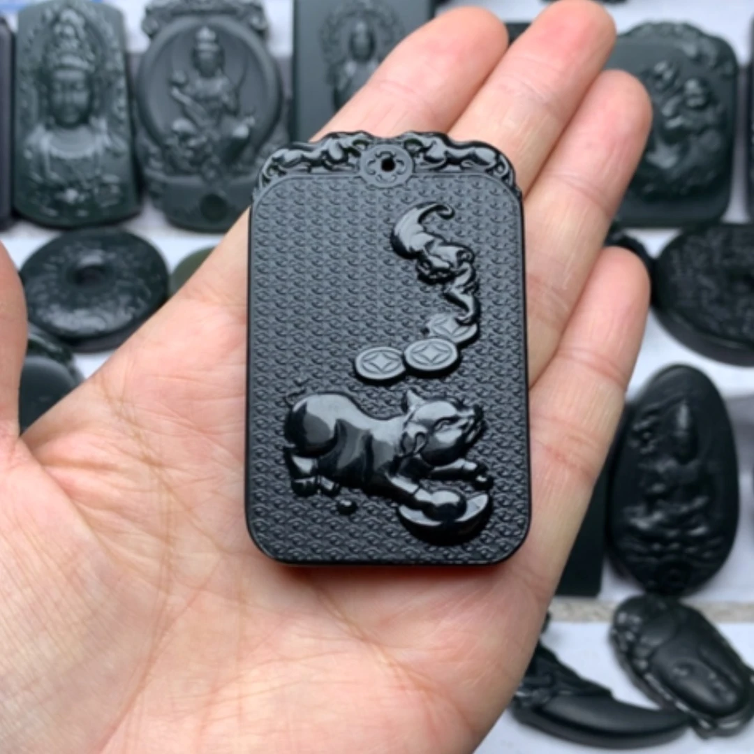 【闪购商品】和田玉颈饰未镶嵌双面雕刻