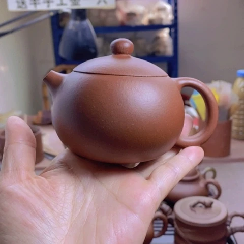 茶壶紫砂西施200cc微瑕
