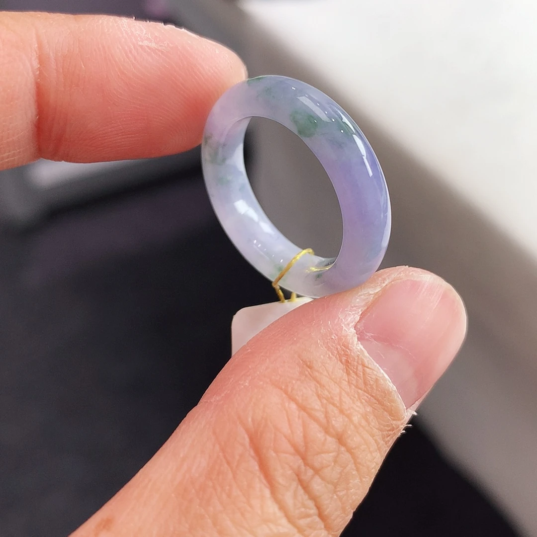 翡翠未镶嵌戒指12-13号