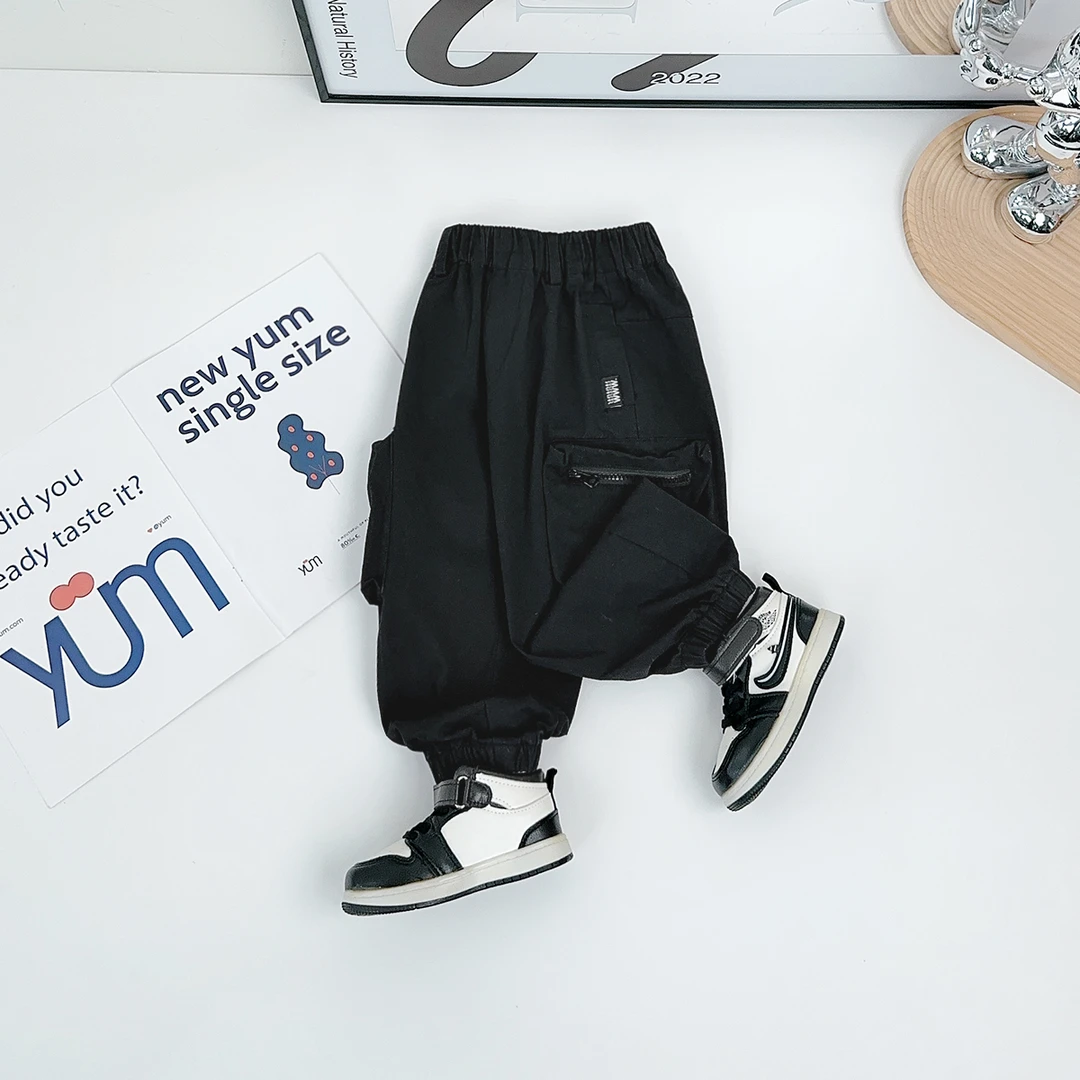 男童春裤子春秋款儿童休闲裤2025新款春装潮 YC8523 悠悠童话童装