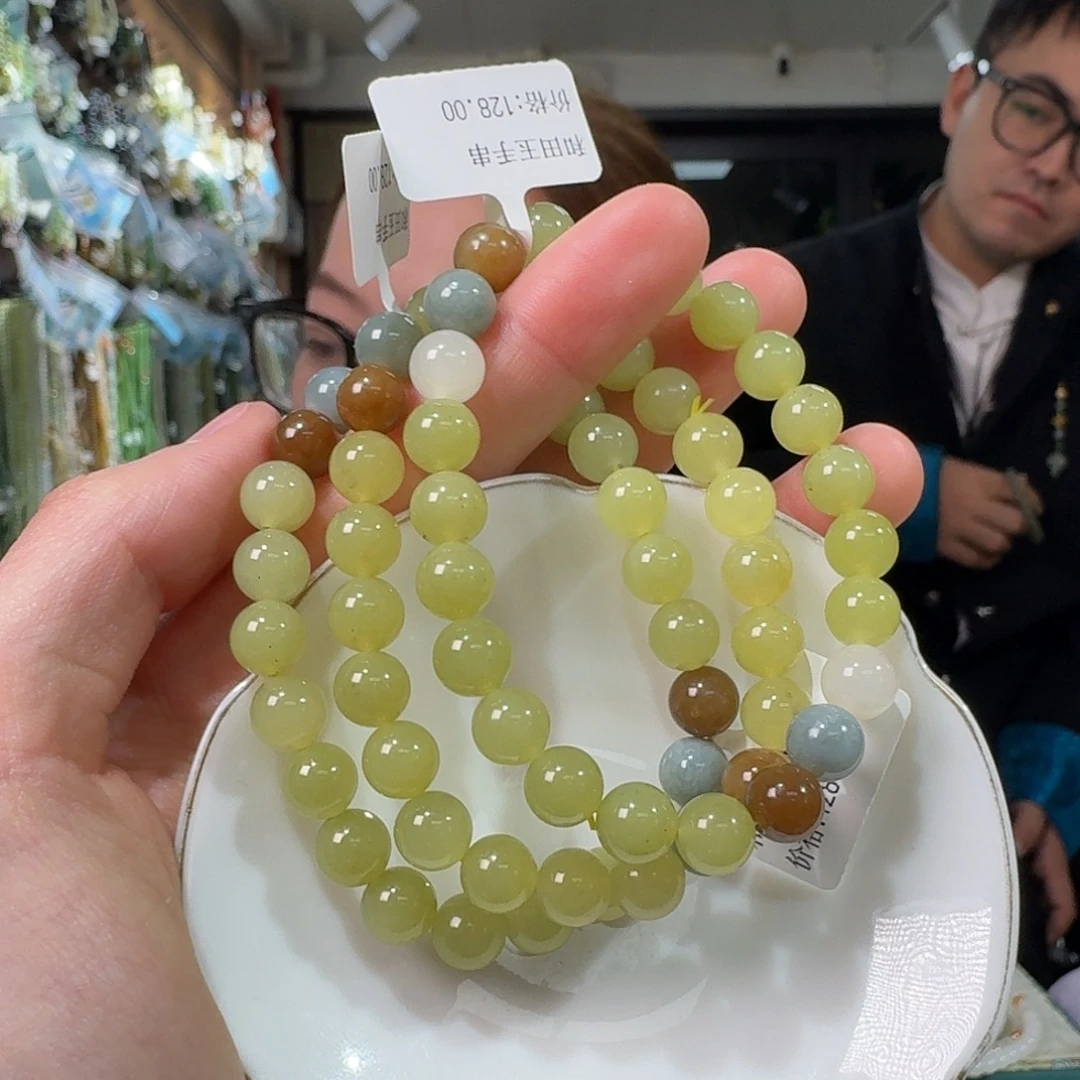 和田玉未镶嵌手链拍一发一多样性发货