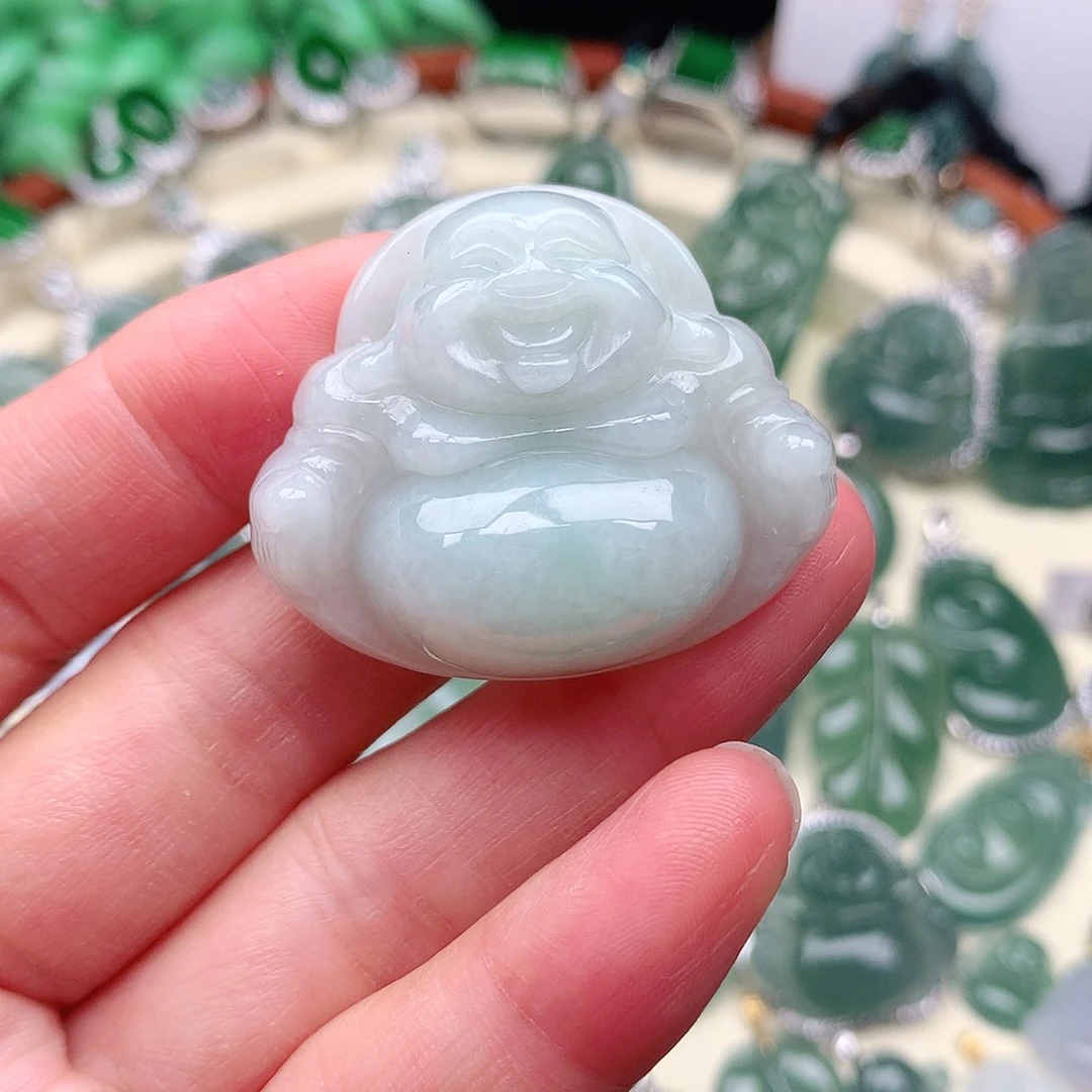 翡翠未镶嵌颈饰吊坠