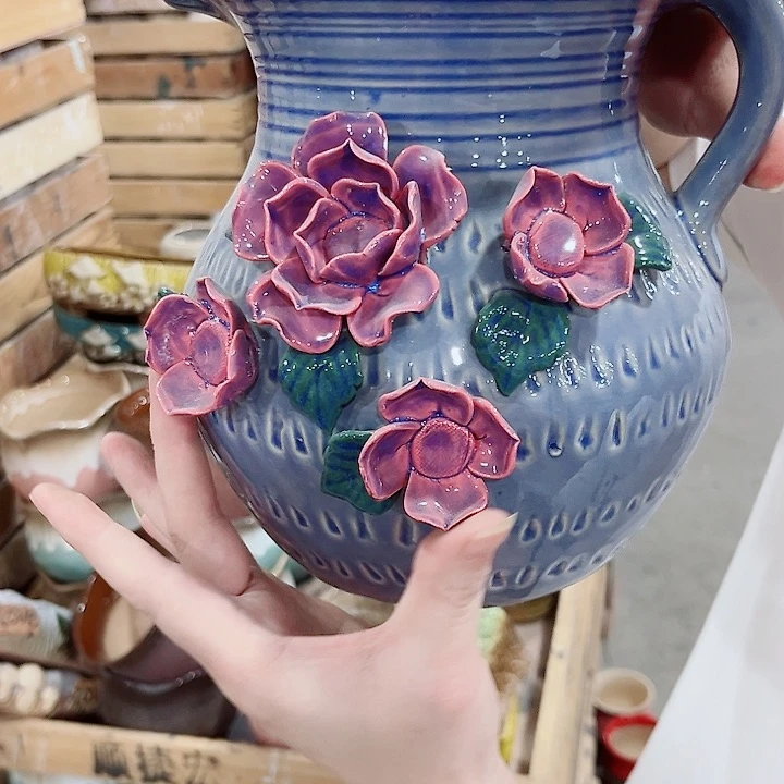 有孔.凑单10元陶瓷花盆发货！