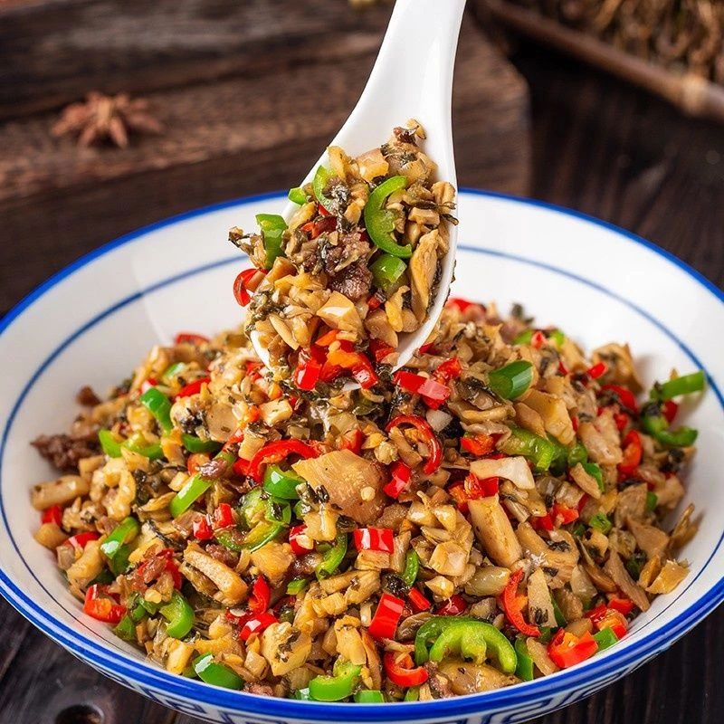 【酸菜小笋230g袋装】湖南特产农家腌菜美食酸菜泡菜下饭菜嫩笋尖