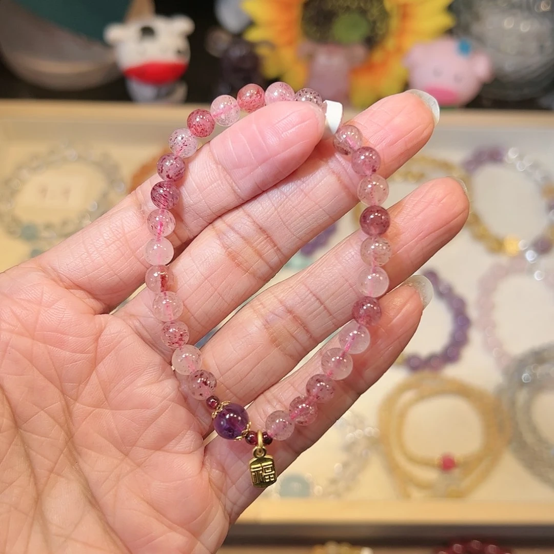 水晶手链未镶嵌草莓