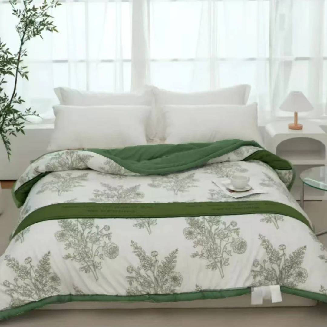 【试睡30天】春风里夏被夏凉被轻奢印花亲肤