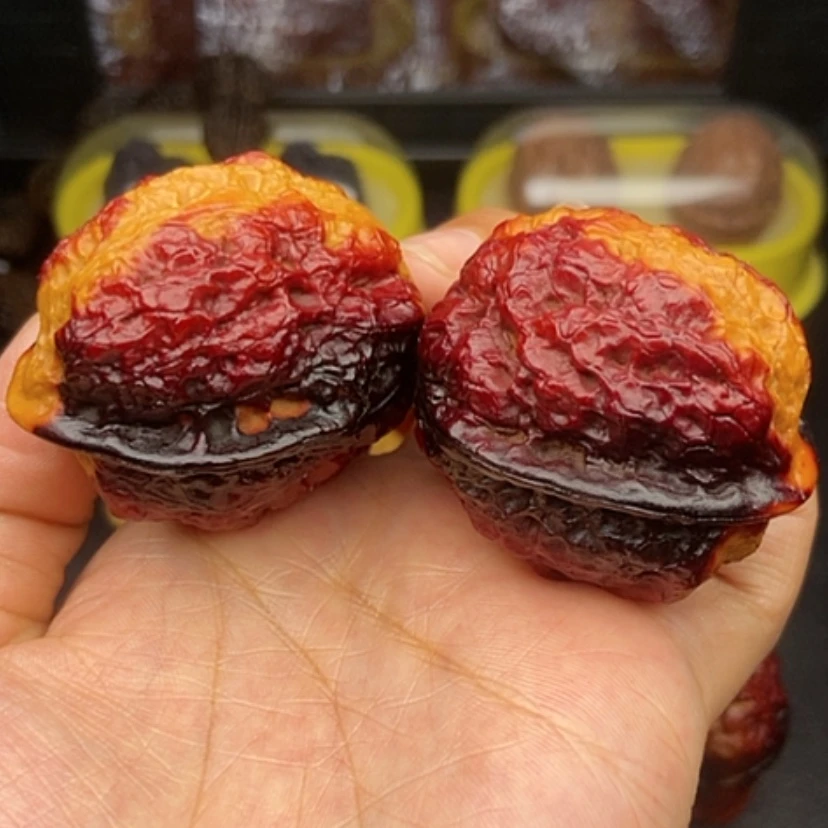 【闪购商品】文玩核桃手串42尺七彩金蟾王52克