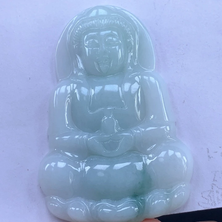 颈饰未镶嵌翡翠观音