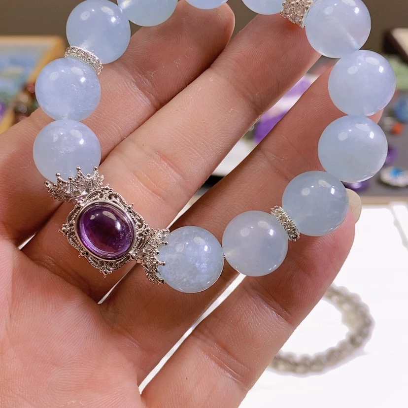 【闪购商品】水晶手链未镶嵌13mm手链