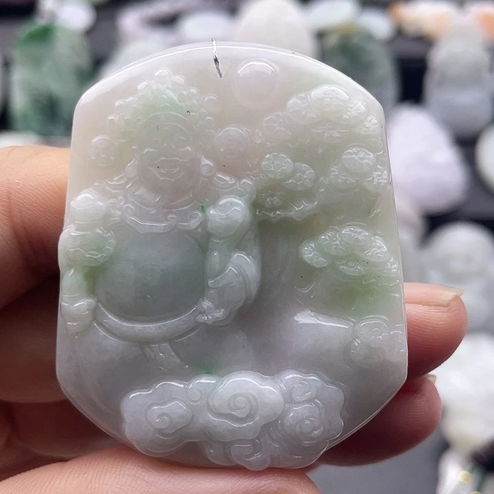 翡翠未镶嵌颈饰天然翡翠