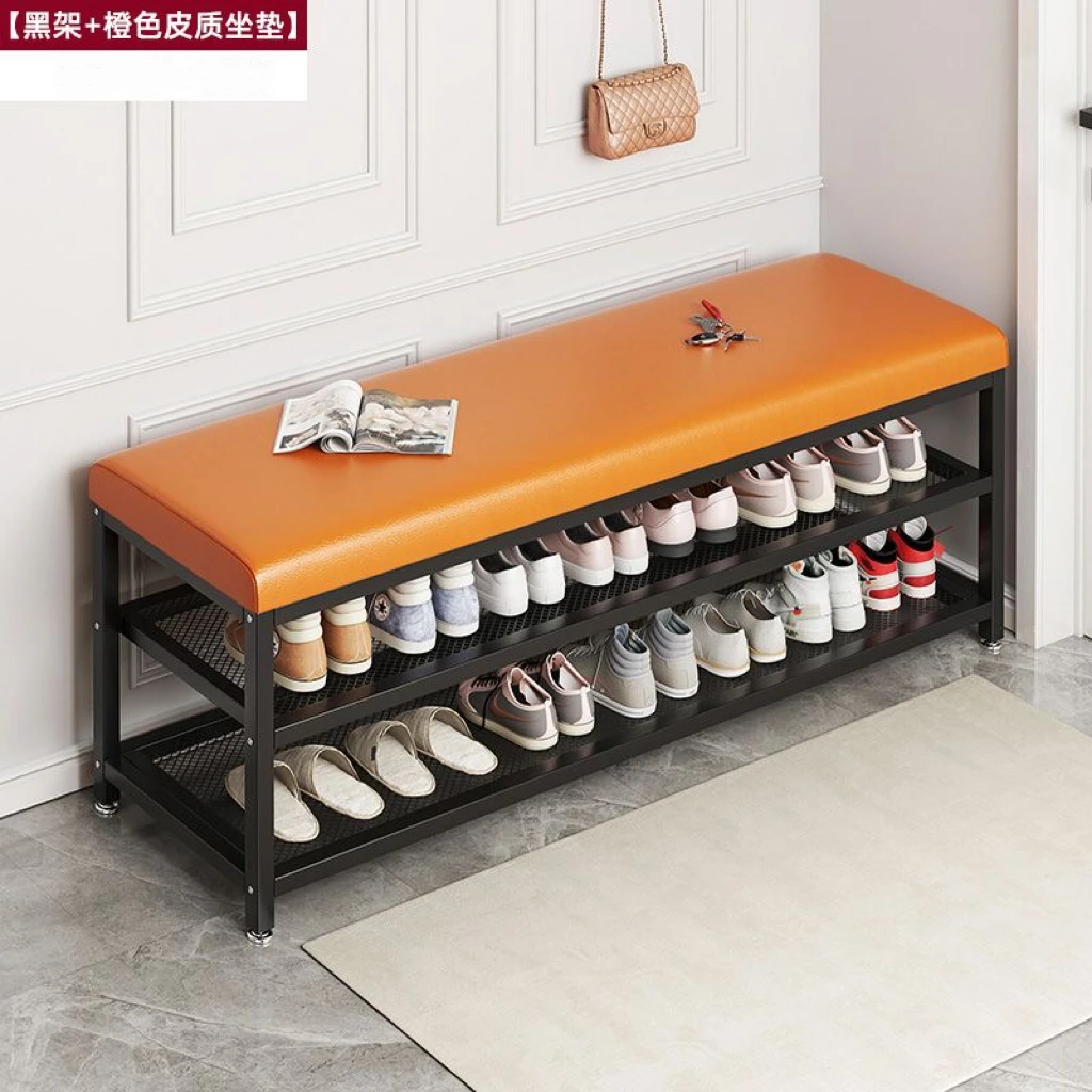轻奢换鞋凳门口家用入户玄关坐凳一体进门沙发凳收纳凳穿鞋凳鞋架