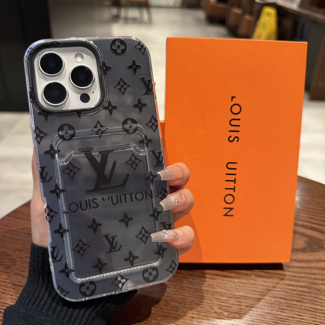 卡包手机壳适用iPhone16老花苹果15promax高级小众二合一14新款13