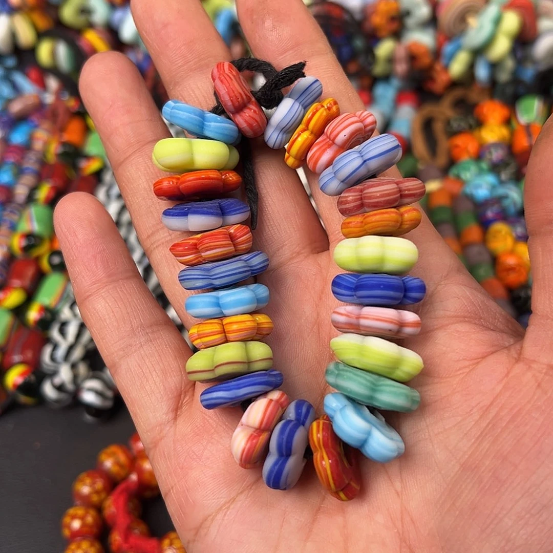 琉璃非金属磨砂花片半条