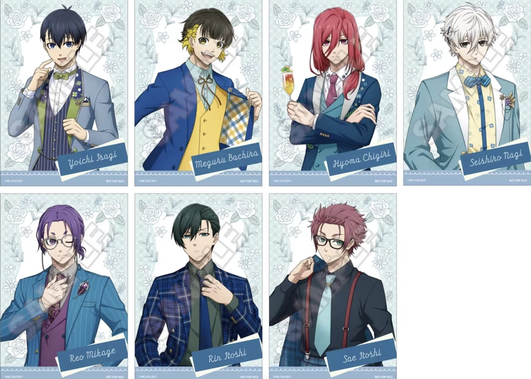 【日谷】蓝色监狱 蓝锁 正装系列色纸徽章 （默认代拆）