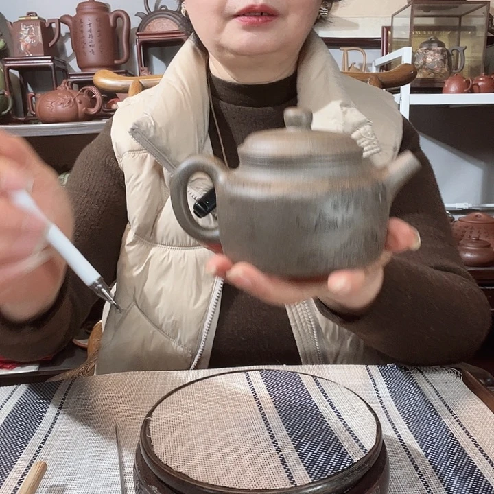 段泥茶壶约**生原矿紫砂壶