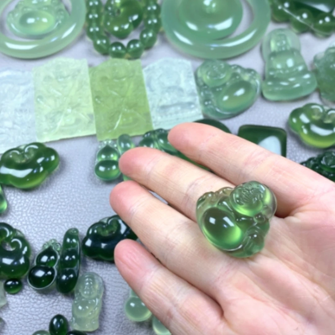 【闪购商品】蛇纹石玉岫玉未镶嵌