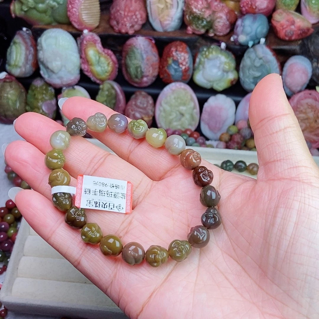 未镶嵌石英质玉（盐源）珠宝半成品