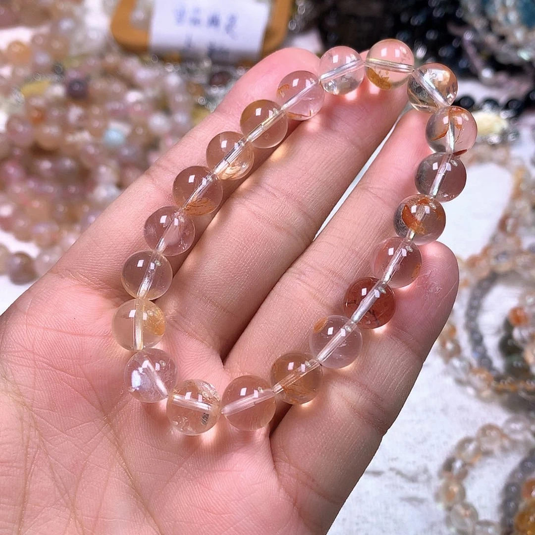 水晶手串未镶嵌天然