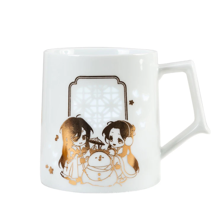 【特价】天官赐福水杯 谢怜花城联名灯雪画梦陶瓷杯子官方正版周边