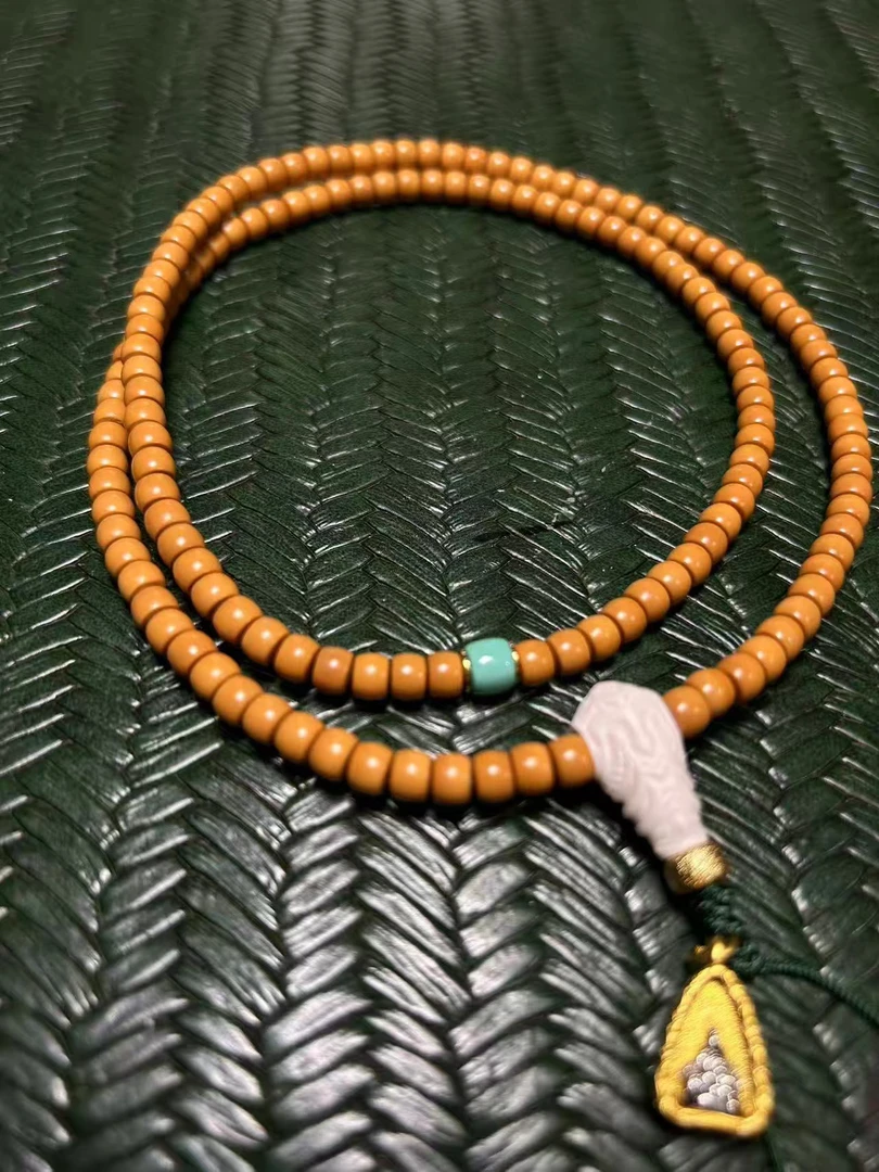 5.0精品清水核尖（佛牌）长串脖挂