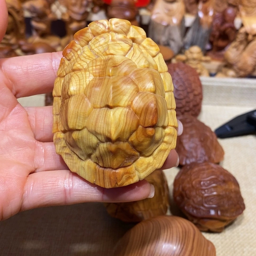 柏木（崖柏）陈*希崖柏手把件，富甲