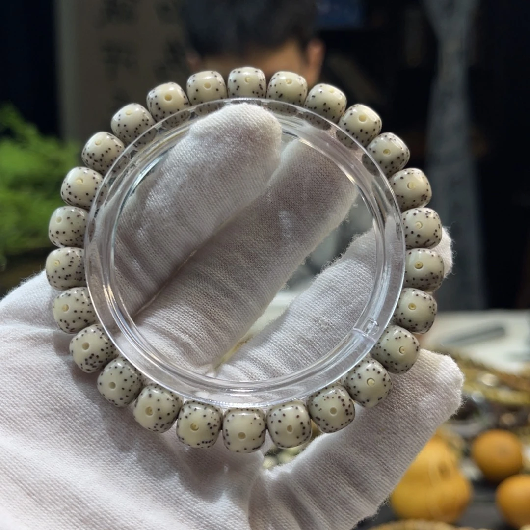 星月菩提手串骨瓷白A1