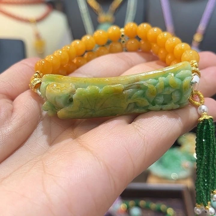 未镶嵌手链翡翠翡翠