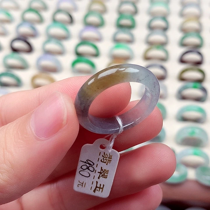 未镶嵌戒指翡翠20-21号