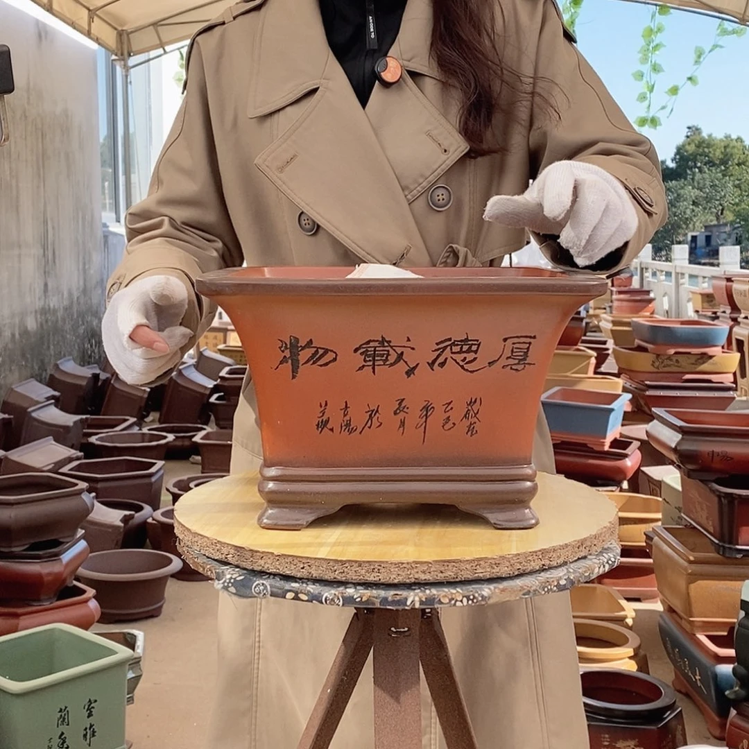 紫砂花盆紫砂花盆