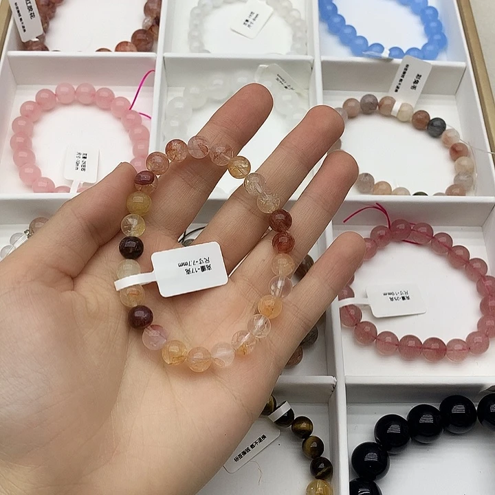 手链水晶未镶嵌彩胶花